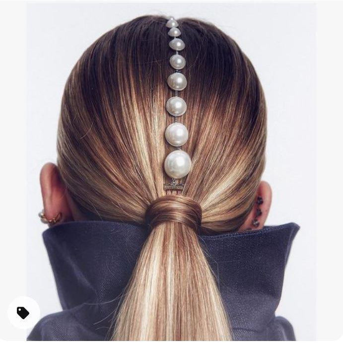 MAIN CHICK - PEARL PONYTAIL HAIR ACCESSORY - Itgirl Accessories Store